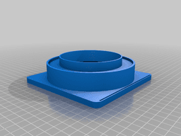 T-Mobile Trash Can Router 120mm Fan Adapter 3d model