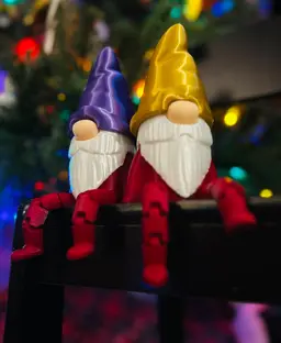 Chillin' Christmas Gnomes 3d model