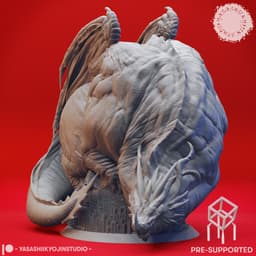 Themberchaud - Tabletop Miniature (Pre-Supported) 3d model