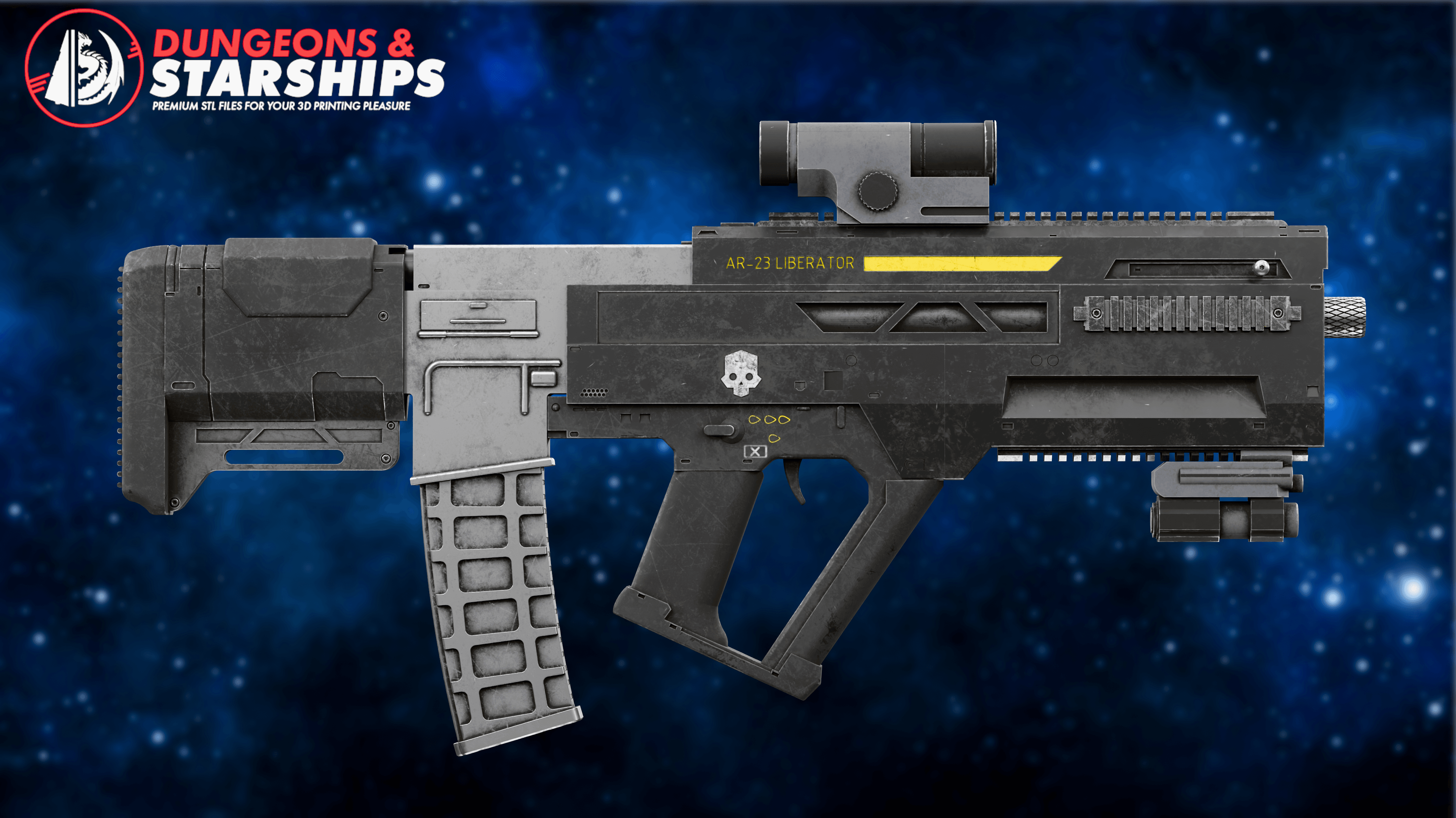AR-23 Liberator Reloaded - Helldivers 2 3d model