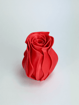 Elegant Rose Vase - 3D Printable Home Decor 3d model