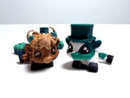 Shamrock Holstein Cow and Shamrock Highland Cow 3d model