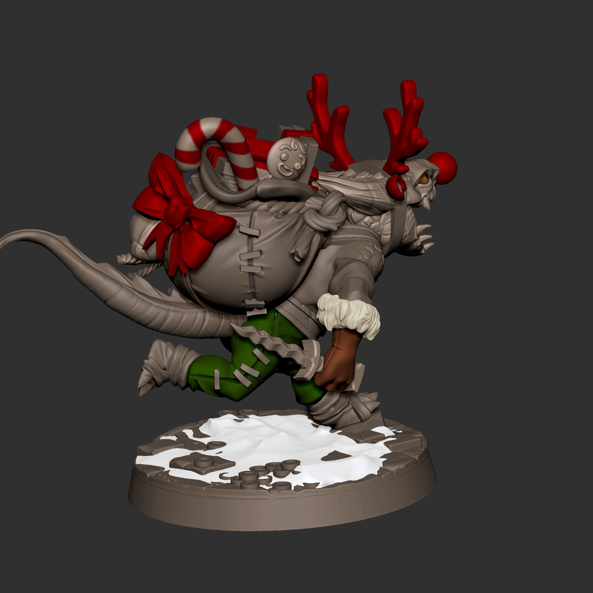 Rogue Kobold Christmas Edition 3d model