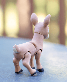 Darting Doe - Articulated Fidget Deer - Ludo Animal 3d model