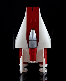 A-Wing over Death Star - Star Wars - No Supports, No AMS 3d model