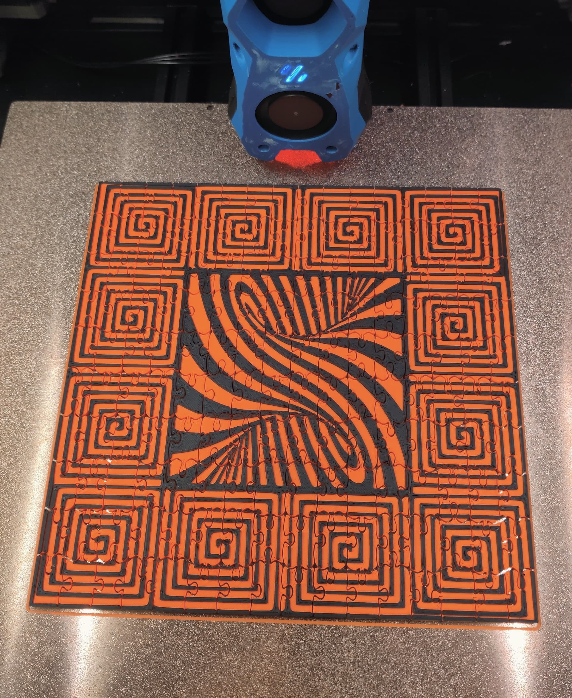 After 7 excruciating hours, this made a great gift for a family member who's deep into puzzles.
Can't wait to hear from them what they think of it!