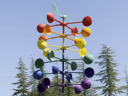 Modular Rainbow Wind Spinner (large) 3d model