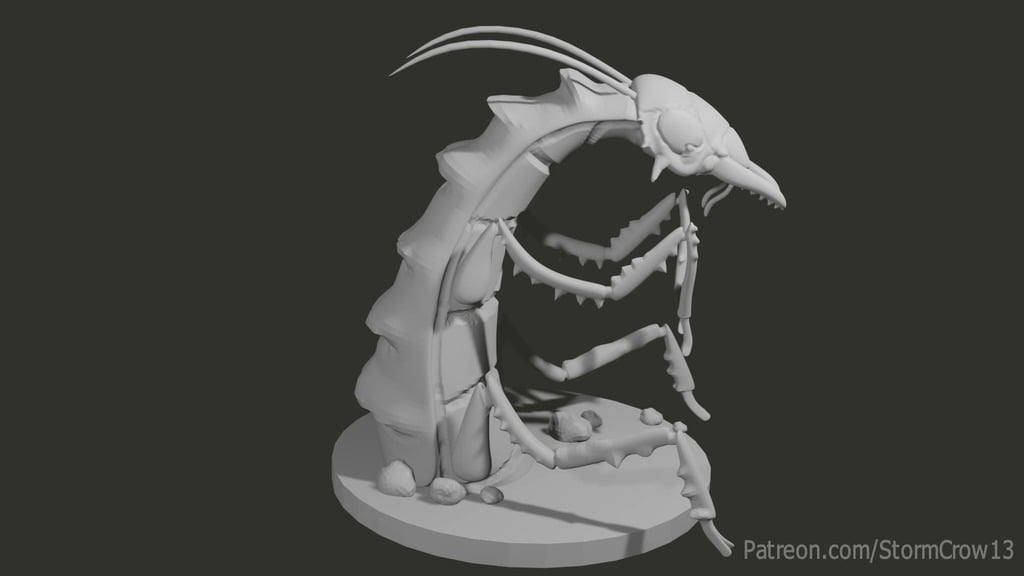2nd Ed Ankheg 3d model