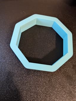 Octagon Cookie Cutter 3d model
