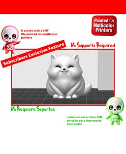 Baby Artic Fox 3d model
