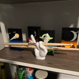 Drumstick holder - Rock N' Roll 3d model