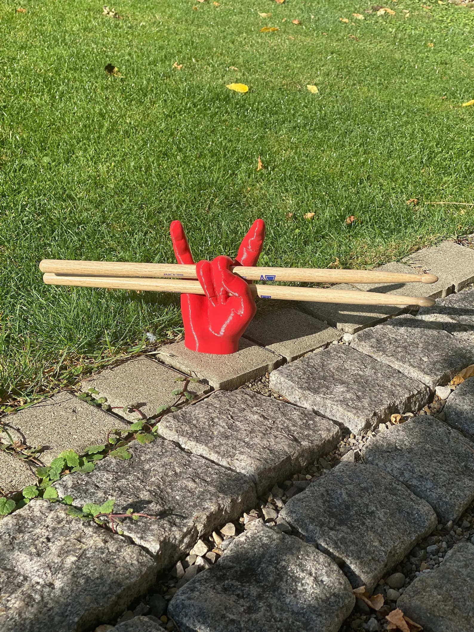 Drumstick holder - Rock N' Roll 3d model