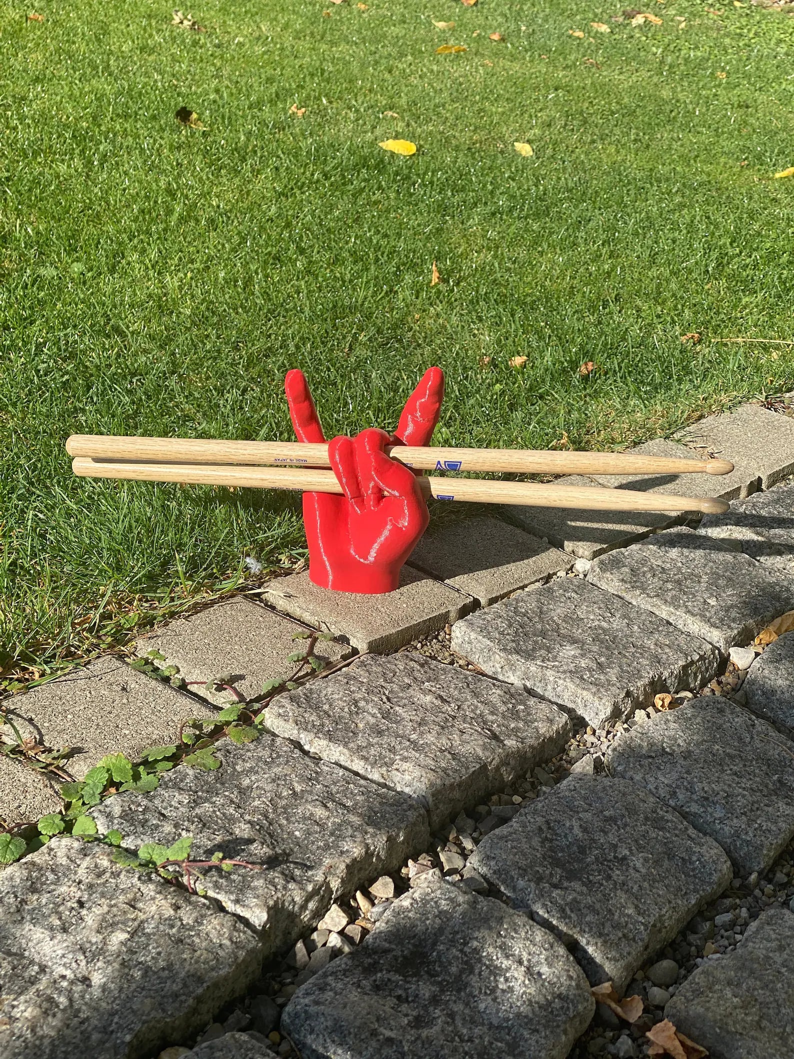 Drumstick holder - Rock N' Roll 3d model