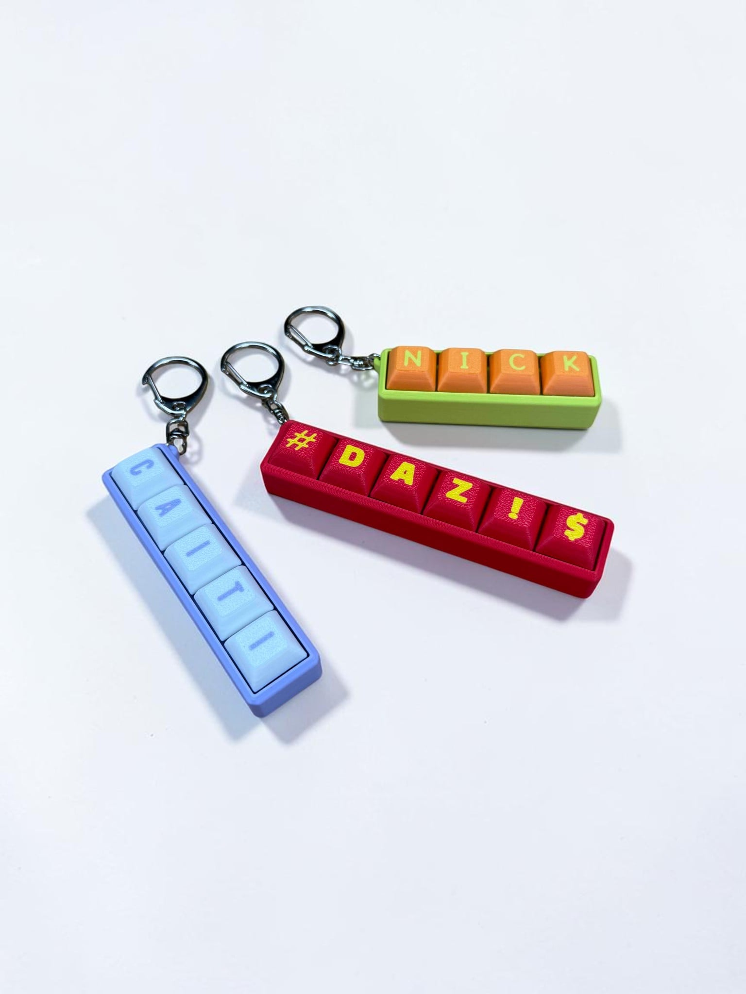 Wordee Personalised Keycap name Fidgets 3d model