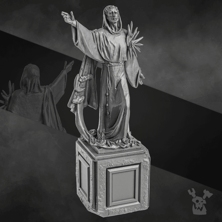 Gothic Statue 3d model