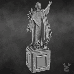 Gothic Statue 3d model