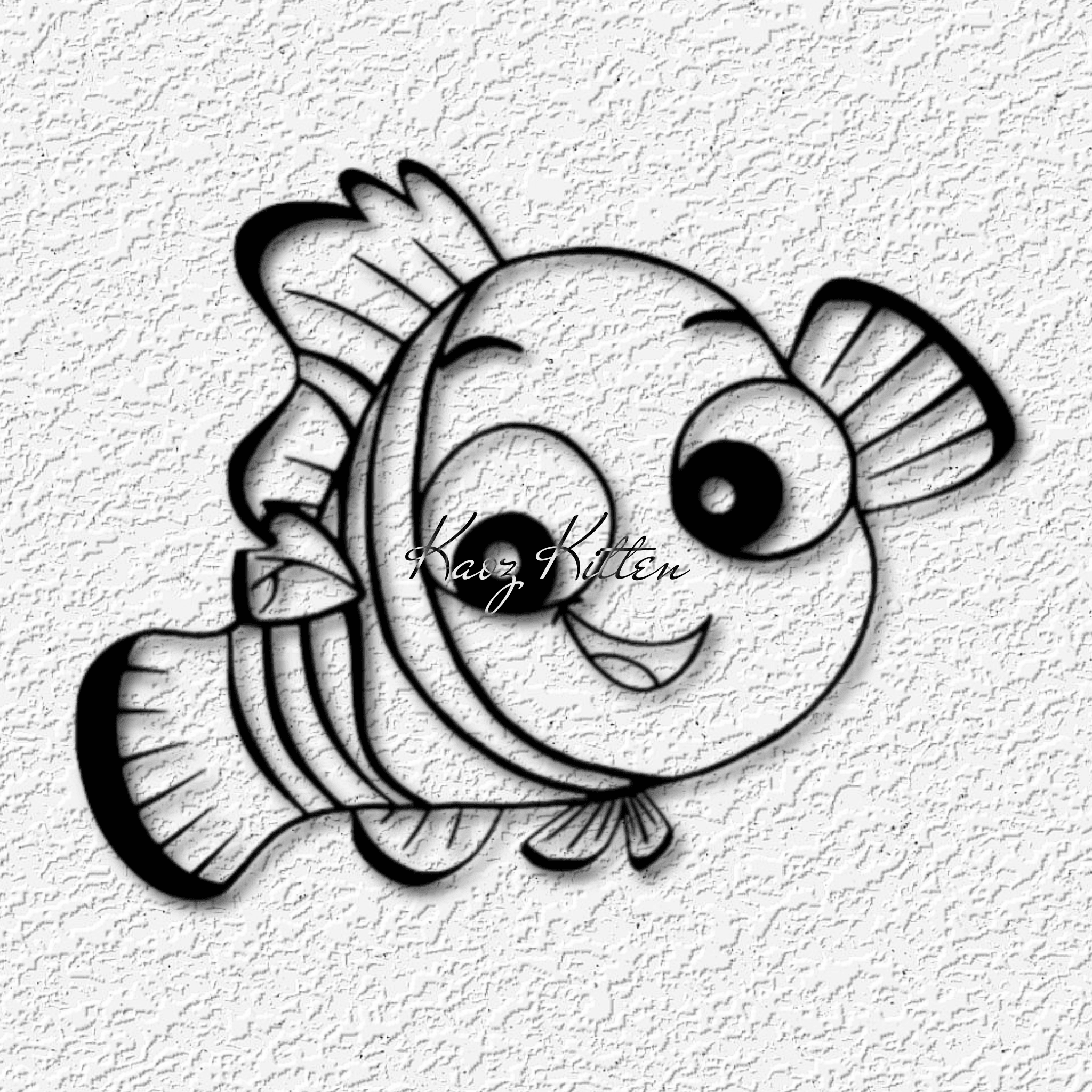 Finding Nemo Disney wall art Pixar clownfish home decor 3d model