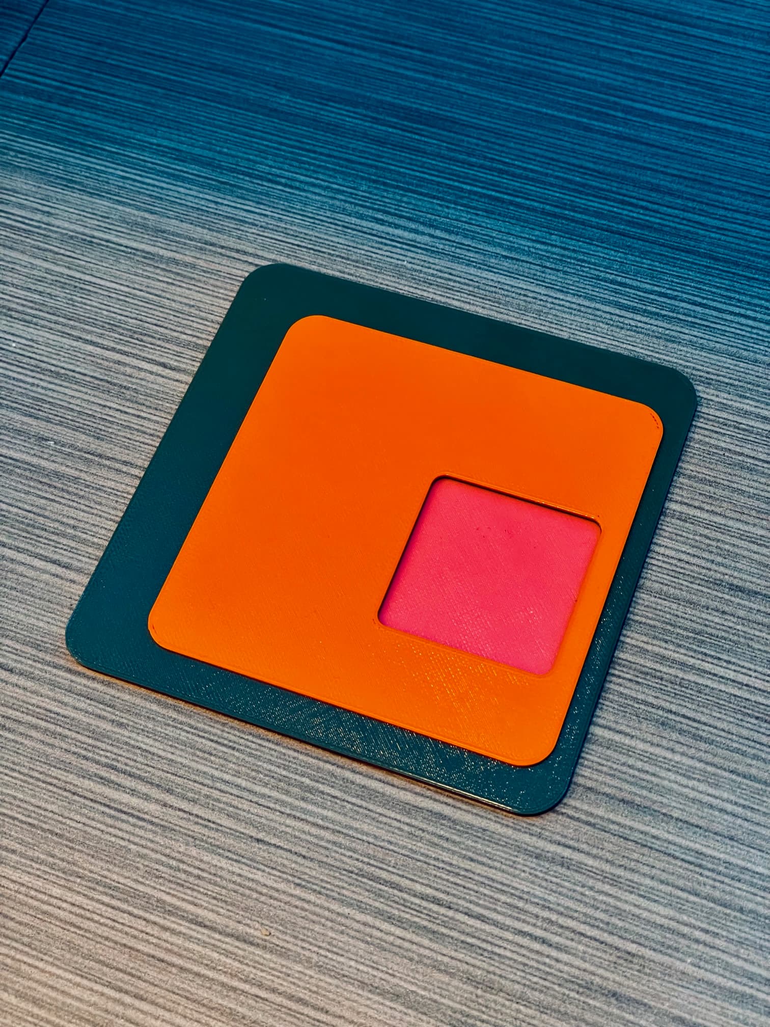 Squares Retro Coaster 3d model