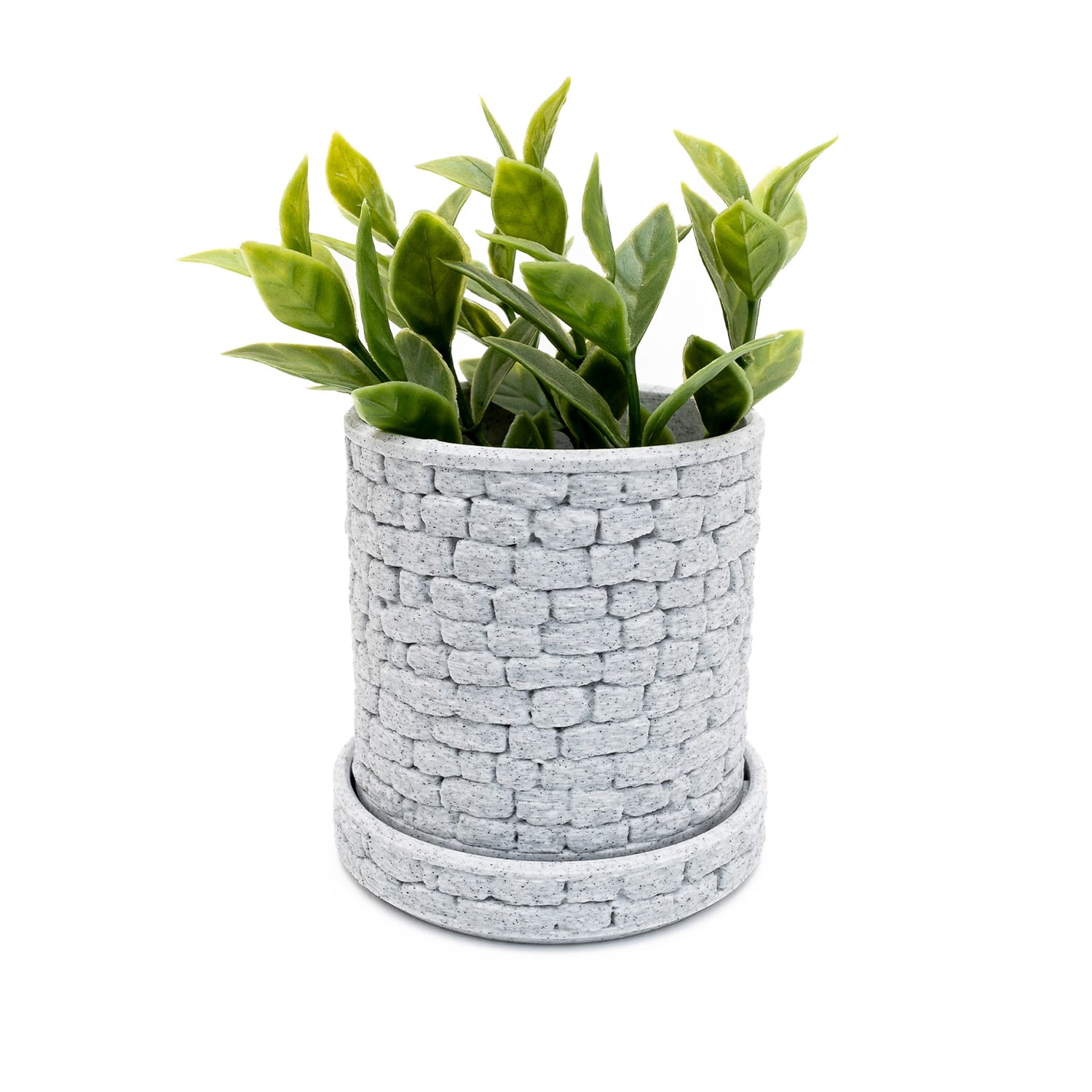 Stone Wall Planter Round 3d model