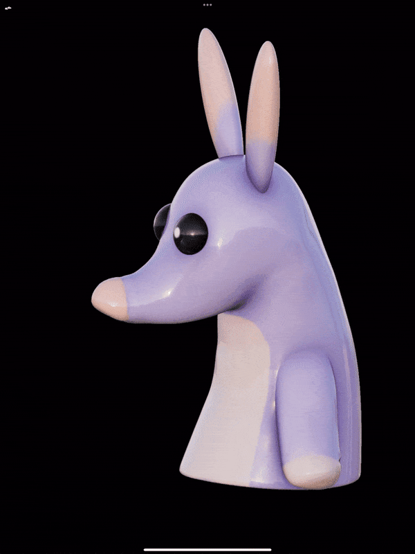 bob bilby from bluey 3d model