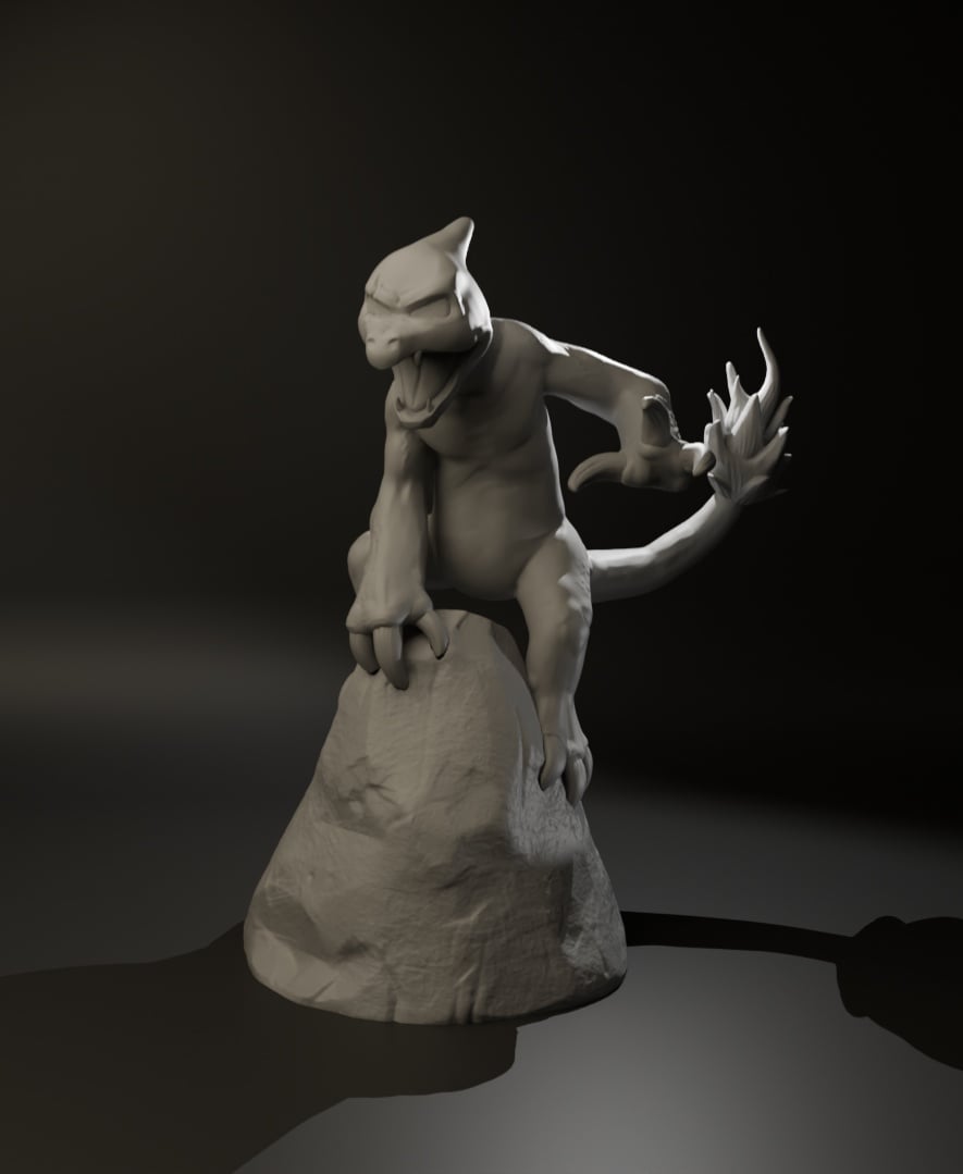 Charmeleon 3d model