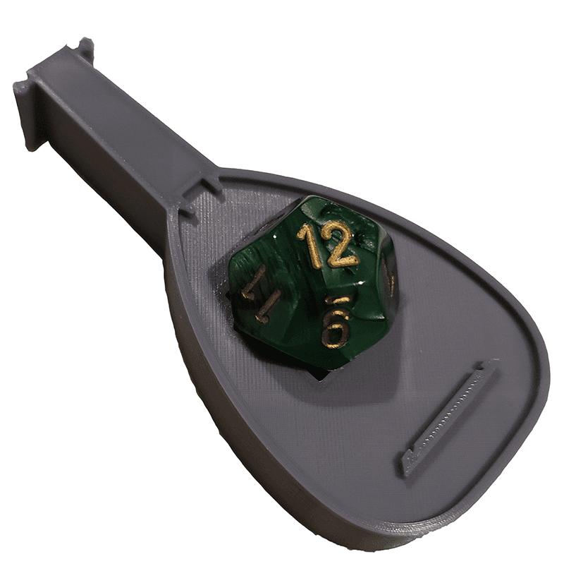 Lute Bardic Inspiration Token 3d model