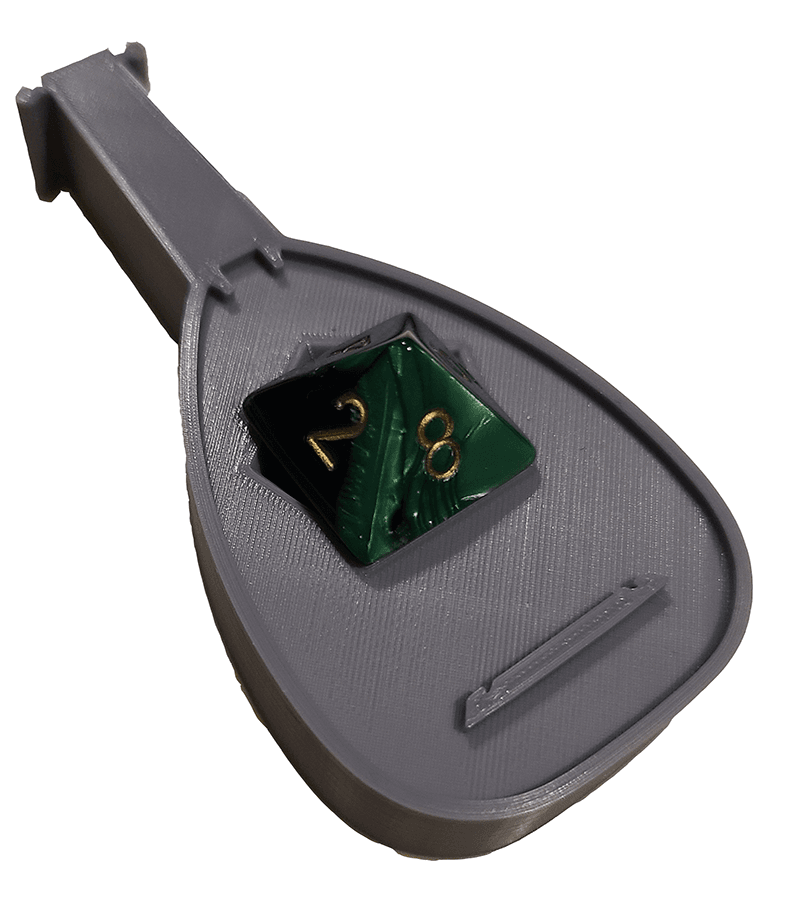 Lute Bardic Inspiration Token 3d model
