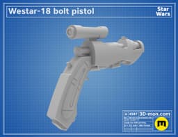 Westar-18 Bolt Pistol 3d model