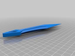 Sub Zero MK11 Throwing Knife 3d model