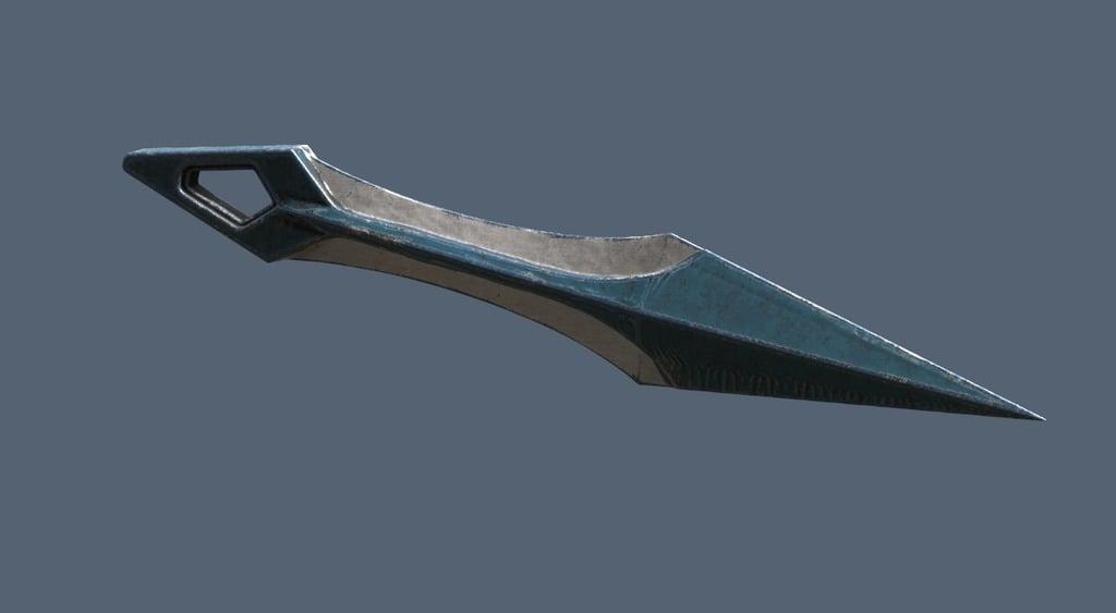 Sub Zero MK11 Throwing Knife 3d model