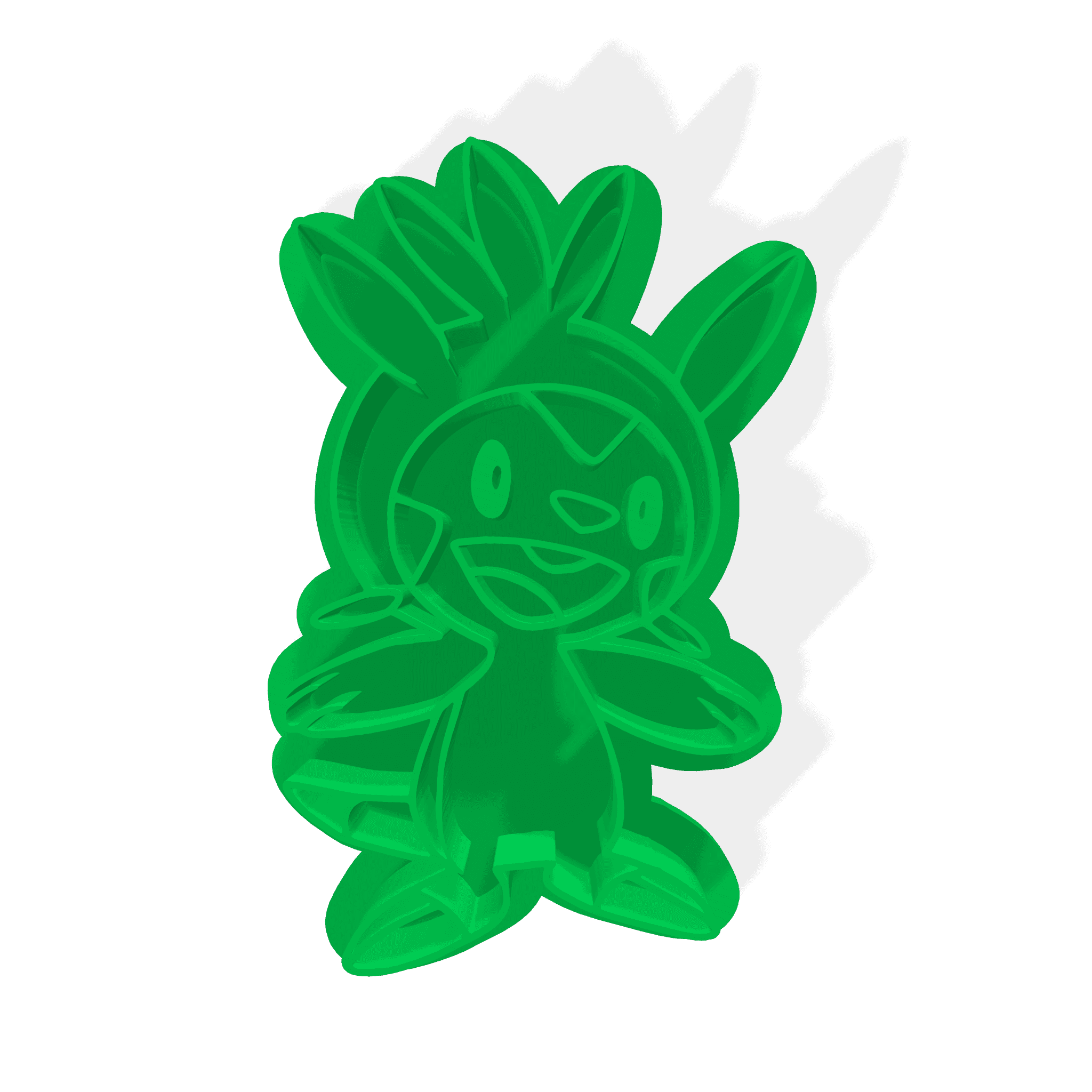 Pokemon Cookie Cutter - Chespin 3d model