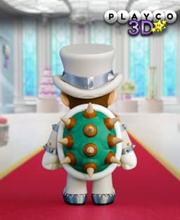 Wedding Mario (Bowser) 3d model