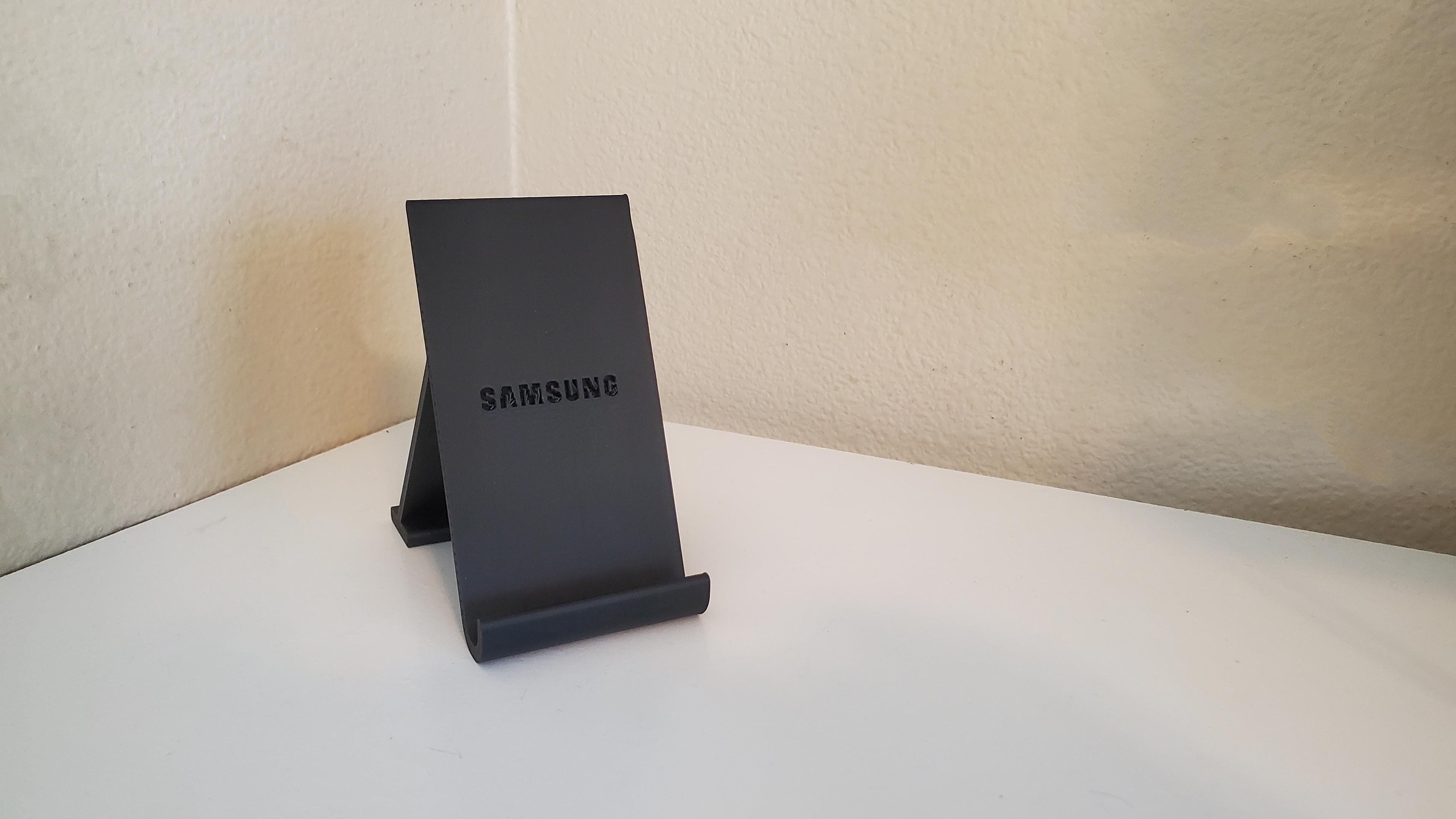 Double Sided Phone Holder - Samsung Themed 3d model