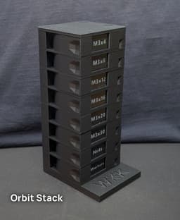 M3 OrbitStack - Swivel Screw Organizer 3d model