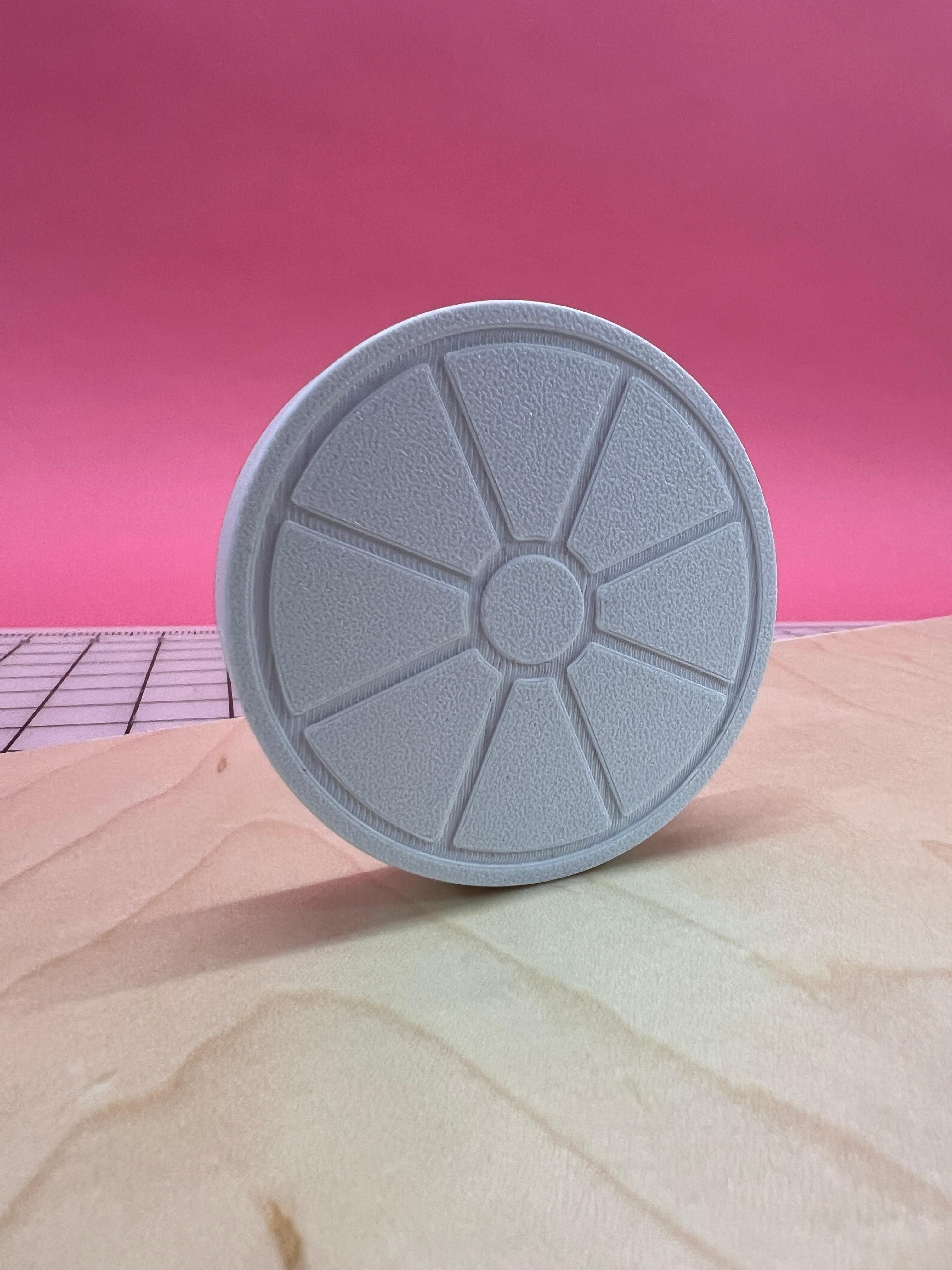 Eccentric Wheel Physics Illusion 3d model