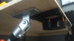 Under desk Sliding Cup Holder 3d model