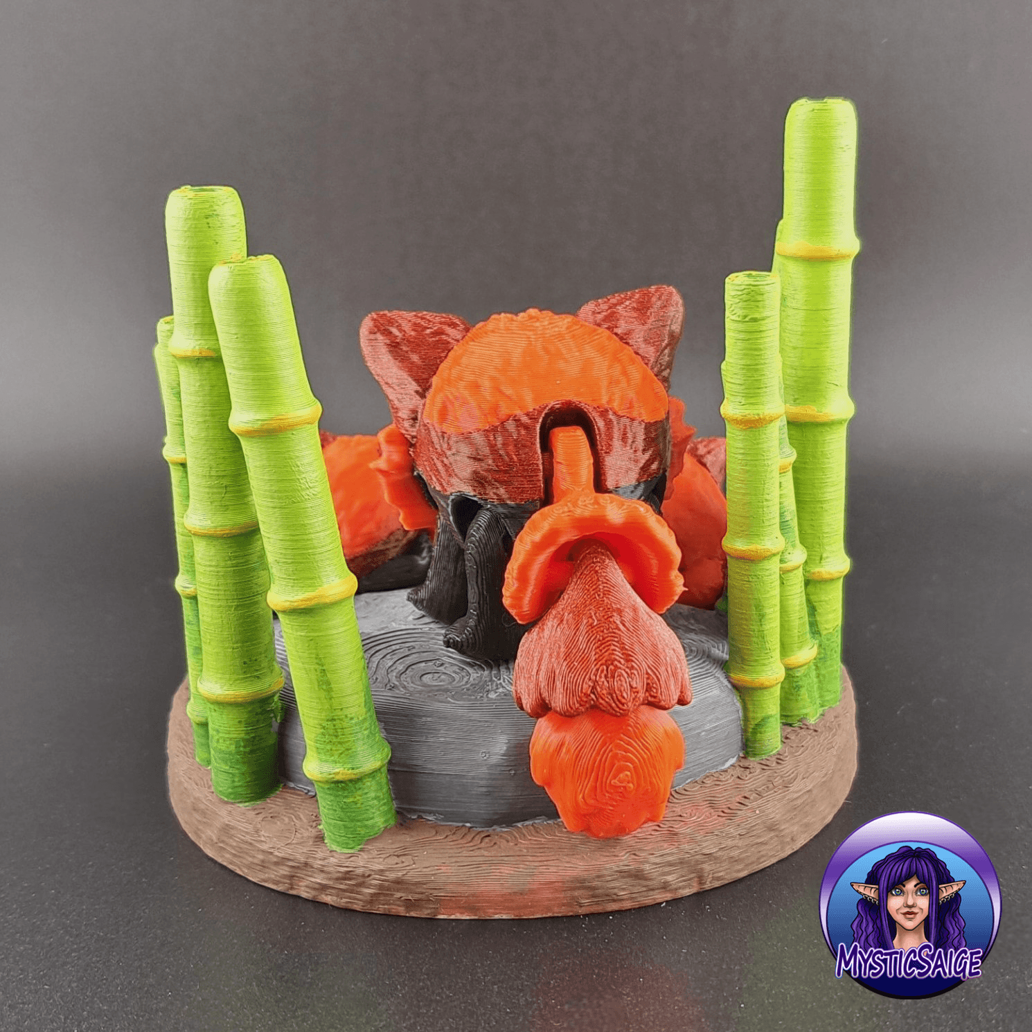 Red Panda Puff - Exclusive Model 3d model