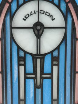 Star Trek Enterprise Stained Glass Lightbox 3d model
