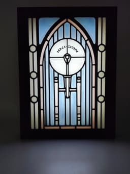 Star Trek Enterprise Stained Glass Lightbox 3d model