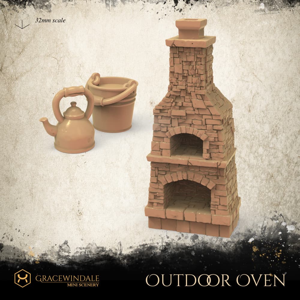 Outdoor Oven 3d model