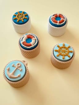 Nautical Clicker Keychain Fidget Toy Bundle 3d model