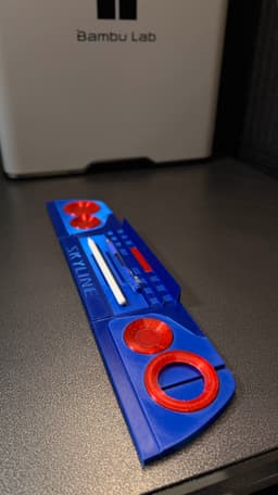 GTR Skyline - Lay Flat Desk organizer - No AMS 3d model