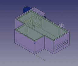 PZEM-004T-V3 ESP8266 Din Rail Case 3d model