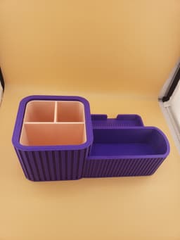 3D Printed Bathroom & Kitchen Countertop Organizer – Multi‑Compartment Storage Tray 3d model