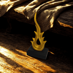 FIRE FLAME SCULPTURE / THE GOLDEN FIRE 3d model