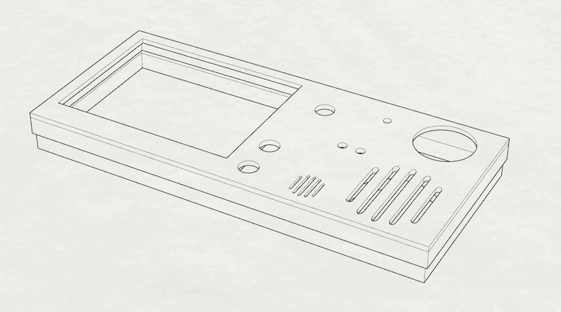 Front door peephole unit v.1 3d model