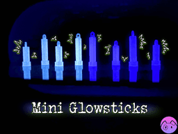 Mini Glowsticks 3d model