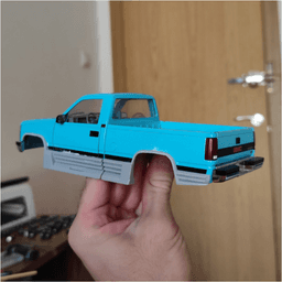 M2 Chevrolet Silverado obs Testarossa kit 1/24 3d model