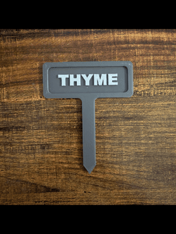 Thyme Garden Marker | 3D Print 3MF 3d model