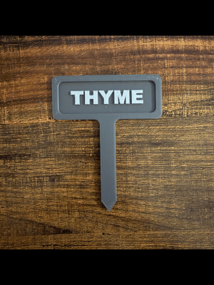 Thyme Garden Marker | 3D Print 3MF 3d model